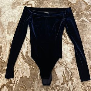 voodoo combidress long sleeves Velvet Navi‎ color perfect condition